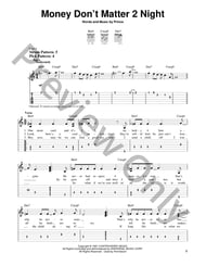 Money Don't Matter 2 Night Guitar and Fretted sheet music cover